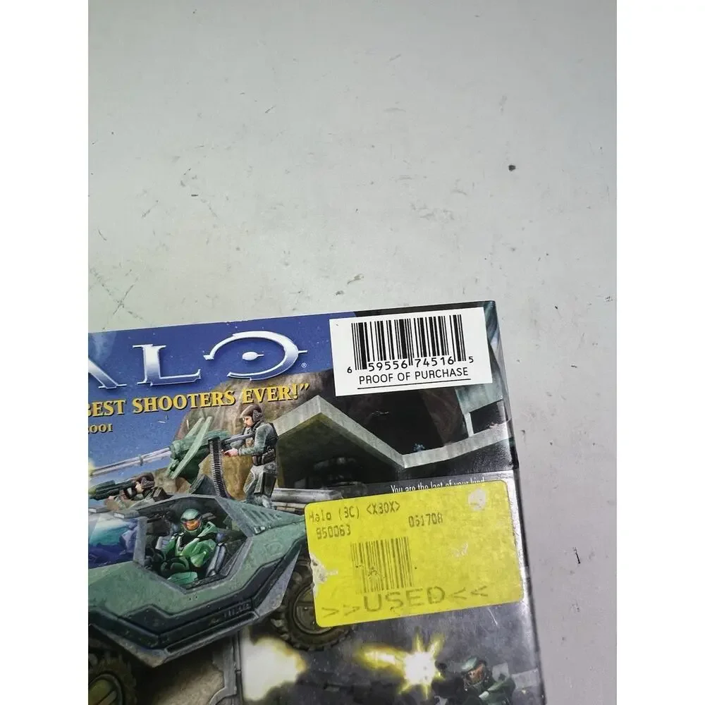 Halo: Combat Evolved (Microsoft Xbox, 2001) COMPLETE